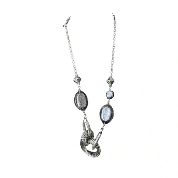 Vintage | Y2K Chunky Art Deco Statement  Necklace - Picture 1 of 6